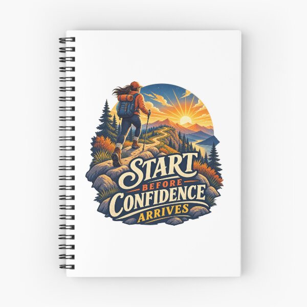 Item preview, Start Before Confidence Arrives designed and sold by Mosslume Studio.