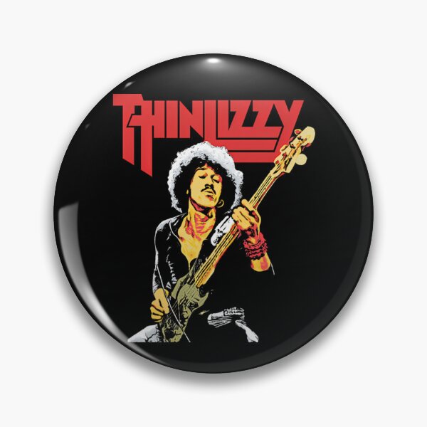 Item preview, Thin Lizzy Phil Lynott Playing Bass Classic Rock designed and sold by RobynPeckArt.