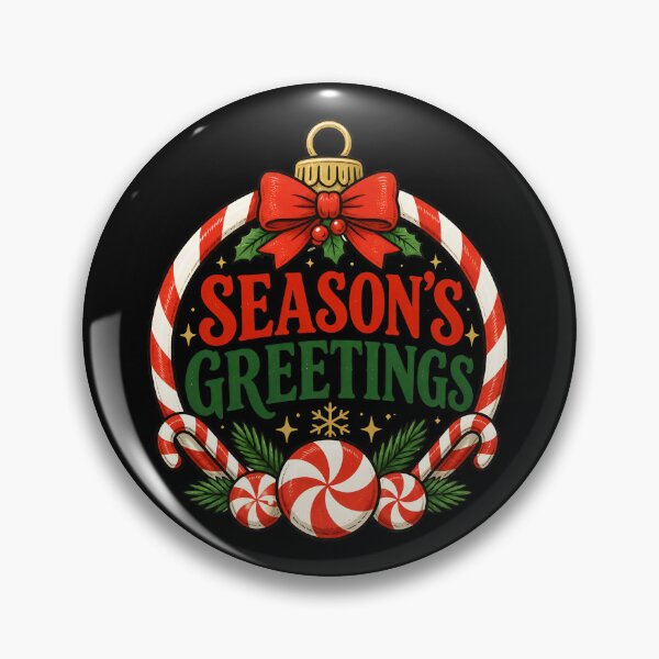 Item preview, Season's Greetings Candy Cane and Peppermint Christmas Design designed and sold by KristenosNehk.