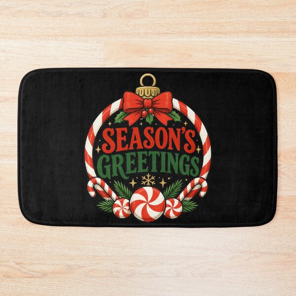 Item preview, Season's Greetings Candy Cane and Peppermint Christmas Design designed and sold by KristenosNehk.