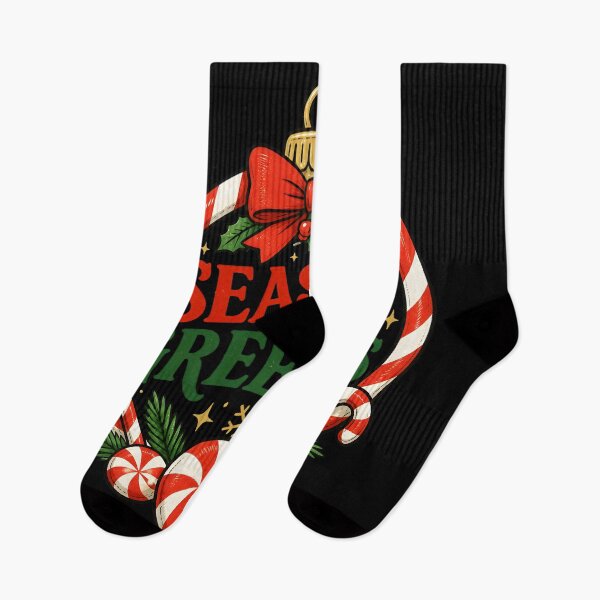 Item preview, Season's Greetings Candy Cane and Peppermint Christmas Design designed and sold by KristenosNehk.