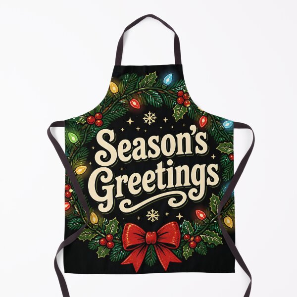 Item preview, Season's Greetings Christmas Lights Pattern Christmas Design designed and sold by KristenosNehk.