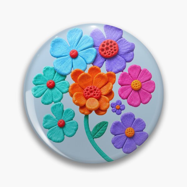 Artikelvorschau, 3D-Tonblumenstrauß – Niedliche handgefertigte Blumenkunst entworfen und verkauft von PrintGo26.