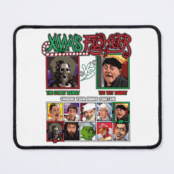Item preview, Xmas Fighter - Sticky Bandits Vs Wet Bandits designed and sold by RobynPeckArt.