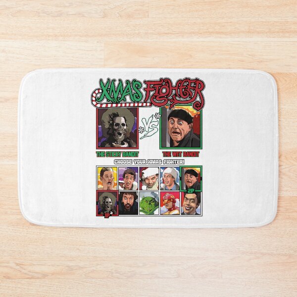 Item preview, Xmas Fighter - Sticky Bandits Vs Wet Bandits designed and sold by RobynPeckArt.