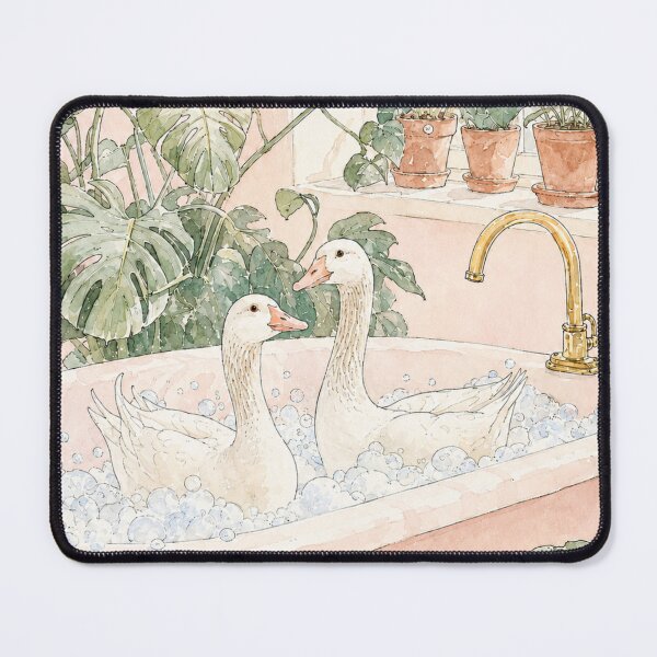 Item preview, Whimsical Watercolor Geese Bubble Bath designed and sold by Seillean Daisy Society.