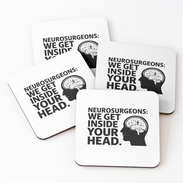 Item preview, We Get Inside Your Head – Funny Neurosurgeon Brain Surgeon Medical Humor designed and sold by CuteDesignables.