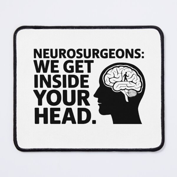 Item preview, We Get Inside Your Head – Funny Neurosurgeon Brain Surgeon Medical Humor designed and sold by CuteDesignables.