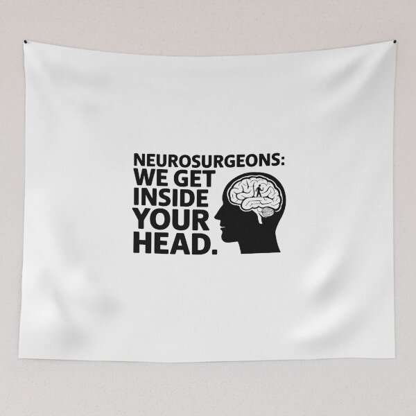 Item preview, We Get Inside Your Head – Funny Neurosurgeon Brain Surgeon Medical Humor designed and sold by CuteDesignables.