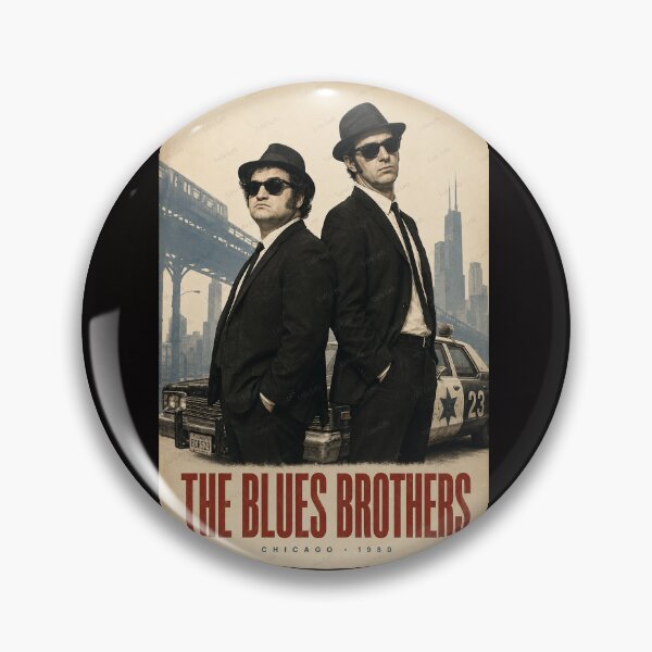 Item preview, 002 My  Blues Brothers Chicago 1980 Movie Poster designed and sold by LuluLeb.