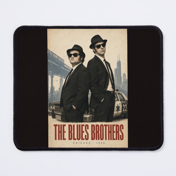 Item preview, 002 My Blues Brothers Chicago 1980 Movie Poster designed and sold by LuluLeb.