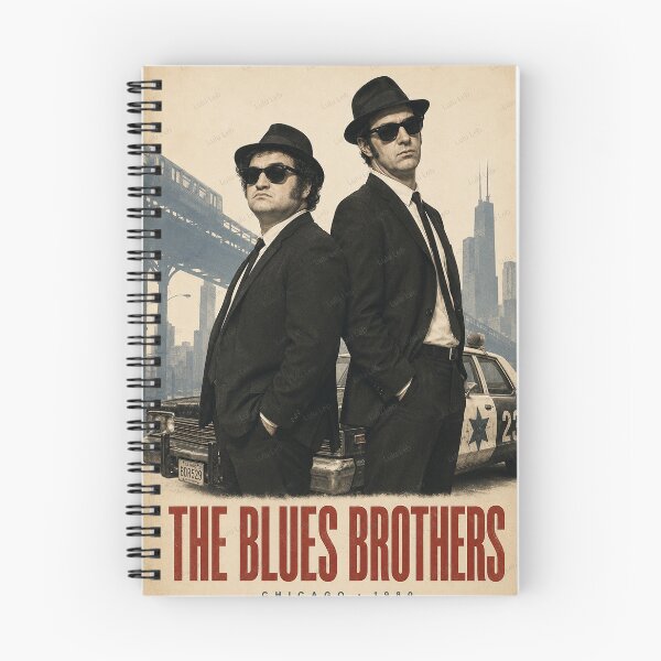 Item preview, 002 My  Blues Brothers Chicago 1980 Movie Poster designed and sold by LuluLeb.