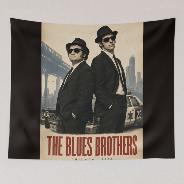 Item preview, 002 My  Blues Brothers Chicago 1980 Movie Poster designed and sold by LuluLeb.