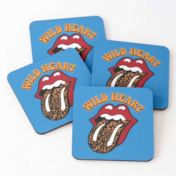 Item preview, Wild Heart Leopard Rolling Stones Tongue designed and sold by TrilisaCarroll.