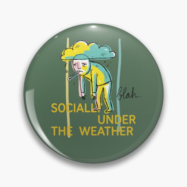 Item preview, Socially Under the Weather - Abstract Pastel Doodle Art designed and sold by Modern Antique Atelier .