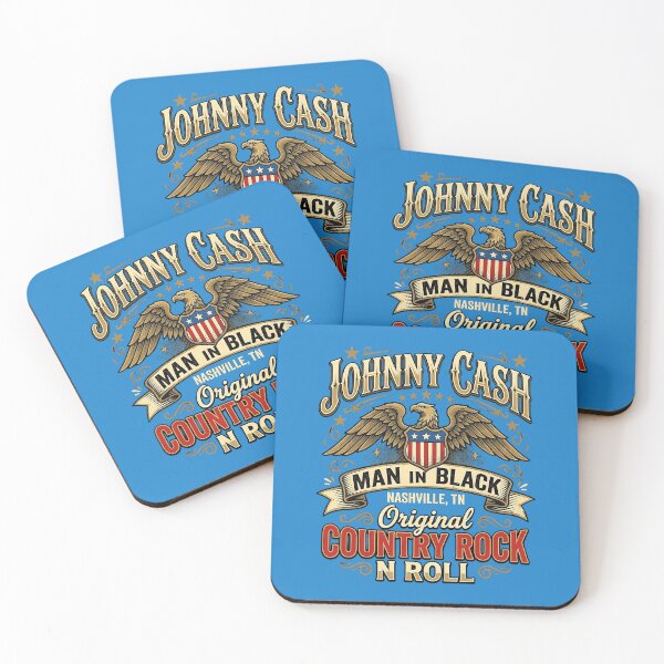 Item preview, Johnny Cash Man in Black Country Rock Design designed and sold by TrilisaCarroll.