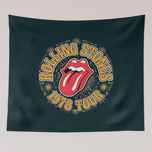 Item preview, Rolling Stones 1978 Tour Circular Badge designed and sold by TrilisaCarroll.