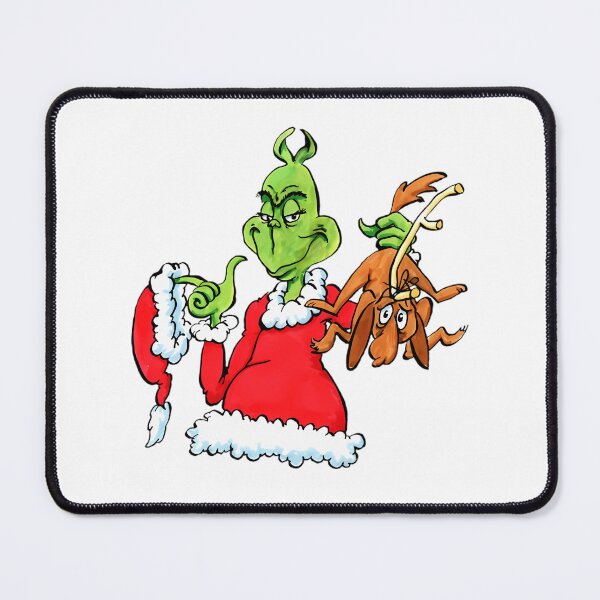 Item preview, The Grinch And Max Dog Merry Grinchmas Christmas designed and sold by RobynPeckArt.