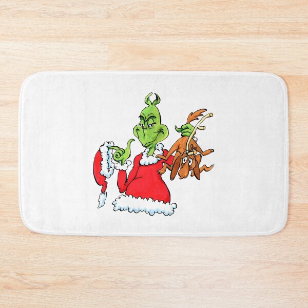 Item preview, The Grinch And Max Dog Merry Grinchmas Christmas designed and sold by RobynPeckArt.
