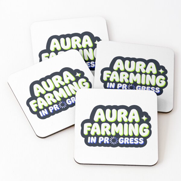 Item preview, Aura Farming in Progress - Funny Internet Meme Slang designed and sold by yodaddydesigns.