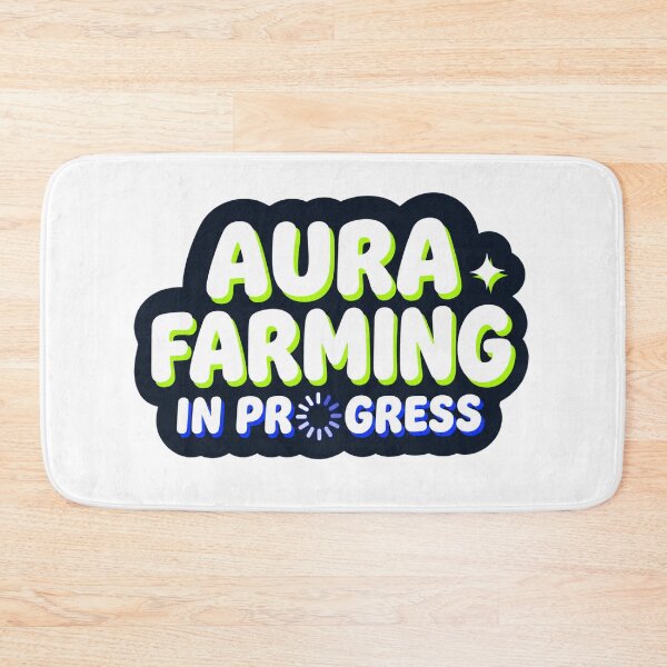 Item preview, Aura Farming in Progress - Funny Internet Meme Slang designed and sold by yodaddydesigns.
