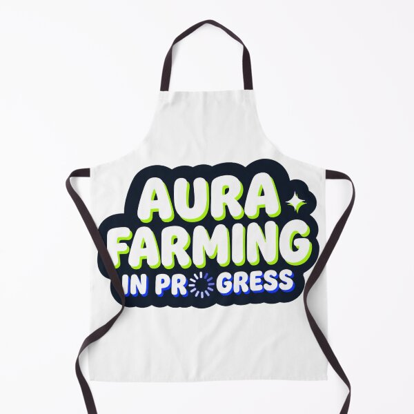 Item preview, Aura Farming in Progress - Funny Internet Meme Slang designed and sold by yodaddydesigns.