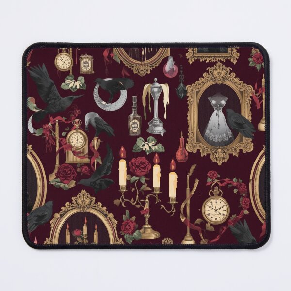 Item preview, Gothic Romance Halloween Pattern designed and sold by DuliDoodles.