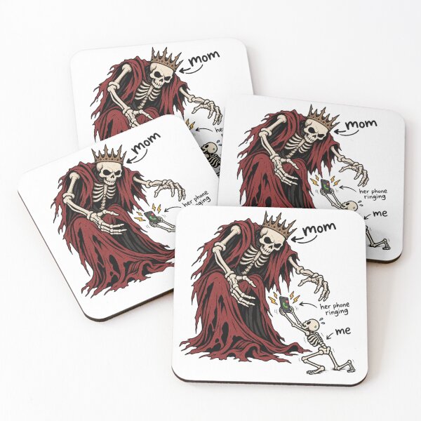 Item preview, Skeleton Calling Mom  designed and sold by MonkiFlipp.