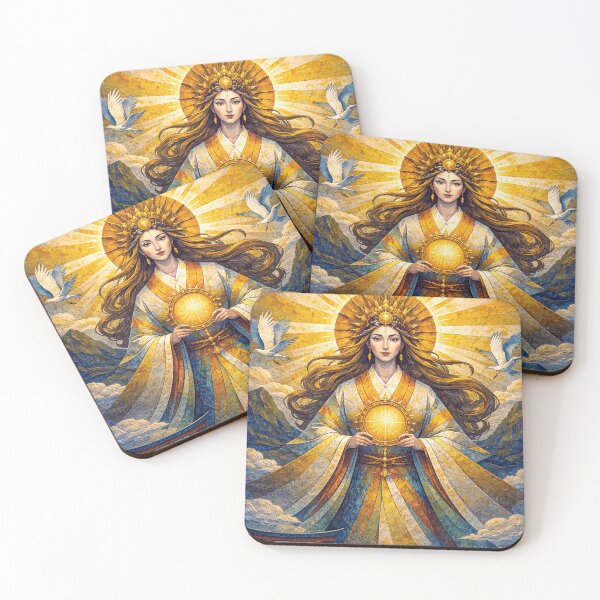 Item preview, Copy of Amaterasu – A Japanese Sun Goddess Painting designed and sold by GalleryKauffeld.