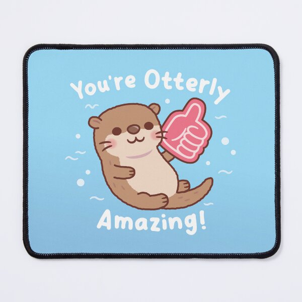 Item preview, Cute Otter Thumbs Up Foam Finger - You're Otterly Amazing designed and sold by rustydoodle.