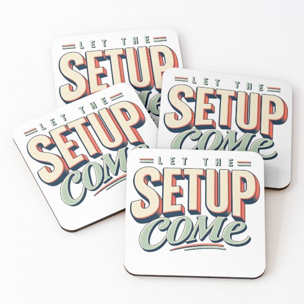 Item preview, Let the Setup Come Trading Reminder designed and sold by VolatilityEdge.