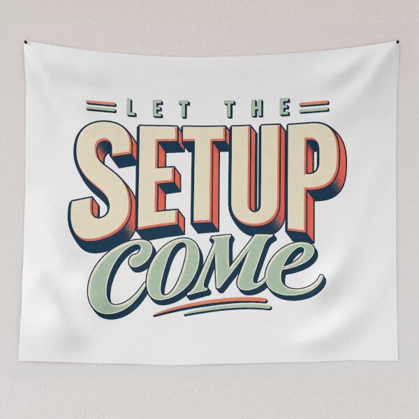 Item preview, Let the Setup Come Trading Reminder designed and sold by VolatilityEdge.
