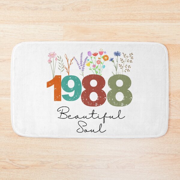 Item preview, 1988 Floral Beautiful Soul Birthday Design designed and sold by FlareCraftStudio.