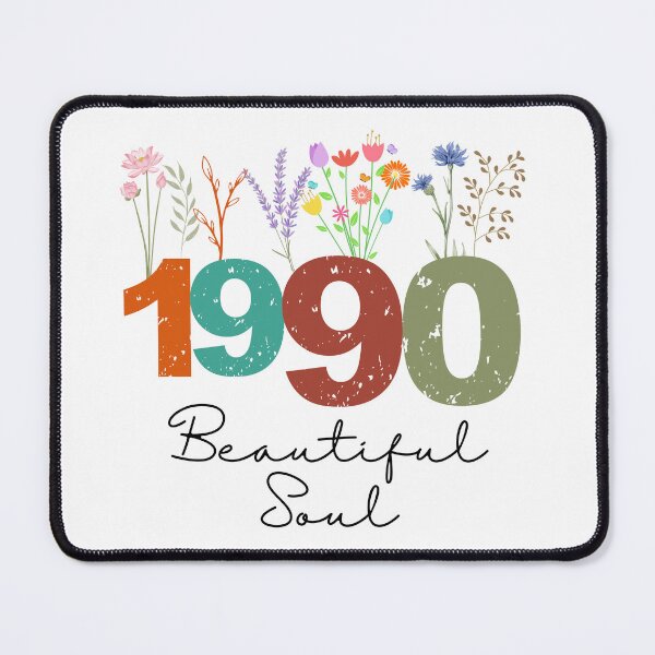 Item preview, 1990 Floral Beautiful Soul Birthday Design designed and sold by FlareCraftStudio.