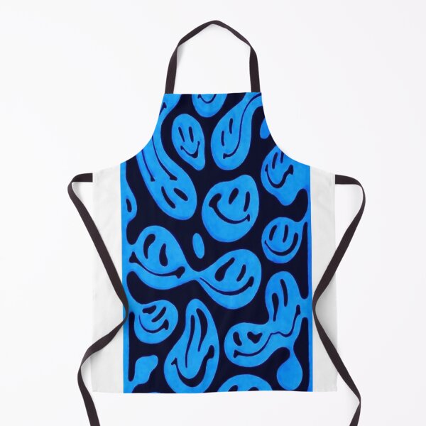 Item preview, Patrón de carita sonriente azul 3 designed and sold by JosephinaGorsu.