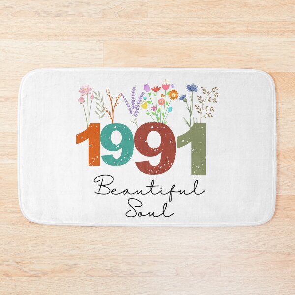 Item preview, 1991 Floral Beautiful Soul Birthday Design designed and sold by FlareCraftStudio.