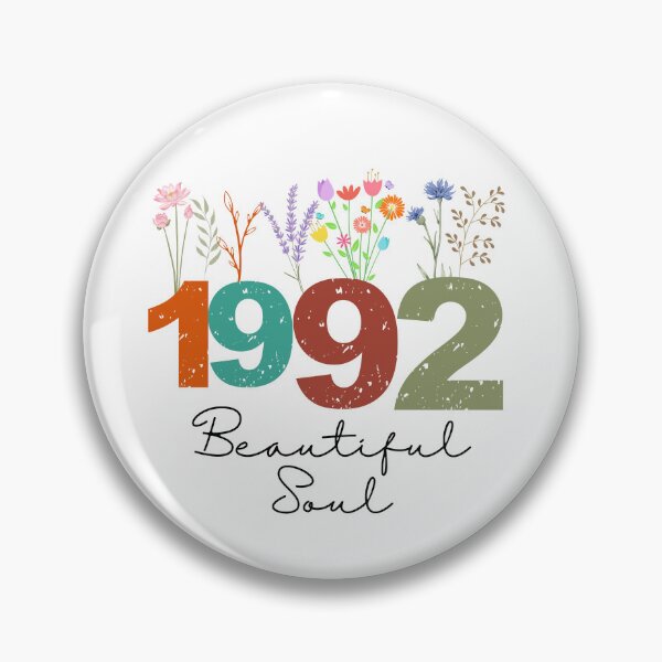 Item preview, 1992 Floral Beautiful Soul Birthday Design designed and sold by FlareCraftStudio.