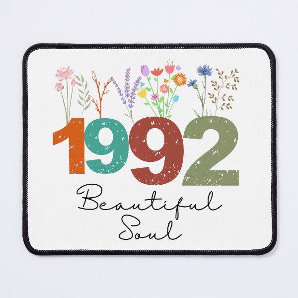 Item preview, 1992 Floral Beautiful Soul Birthday Design designed and sold by FlareCraftStudio.