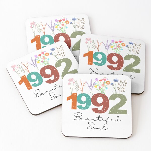 Item preview, 1992 Floral Beautiful Soul Birthday Design designed and sold by FlareCraftStudio.