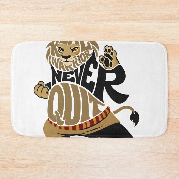 Item preview, Lion Warrior – Never Give Up Motivational Martial Arts Design  designed and sold by Arulsha.