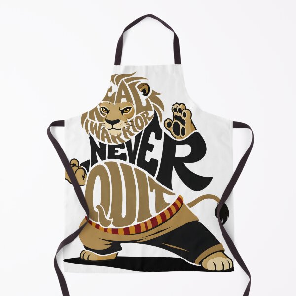 Item preview, Lion Warrior – Never Give Up Motivational Martial Arts Design designed and sold by Arulsha.