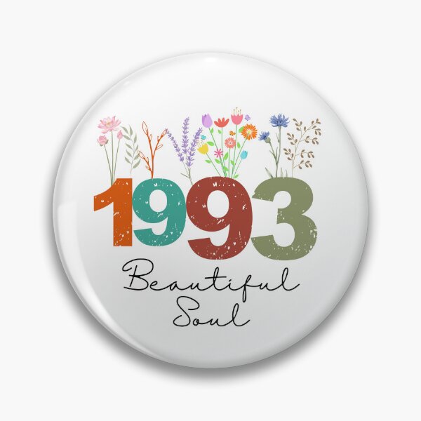 Item preview, 1993 Floral Beautiful Soul Birthday Design designed and sold by FlareCraftStudio.