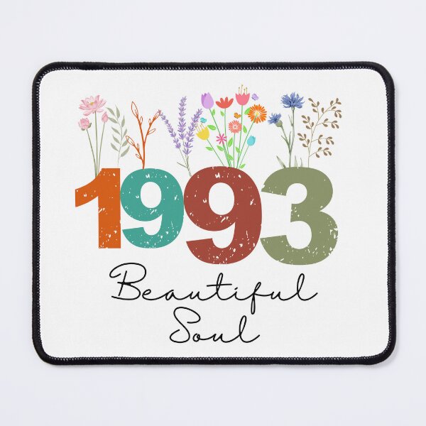 Item preview, 1993 Floral Beautiful Soul Birthday Design designed and sold by FlareCraftStudio.