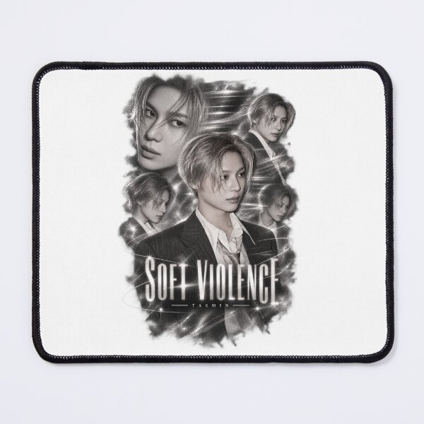 Item preview, Taemin Soft Violence Intense Gaze Monochrome Print | Dark Art designed and sold by Valeree Store.