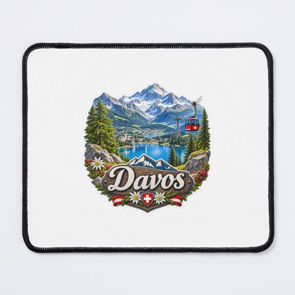 Item preview, Davos, Switzerland, Mountains designed and sold by M4nulas.