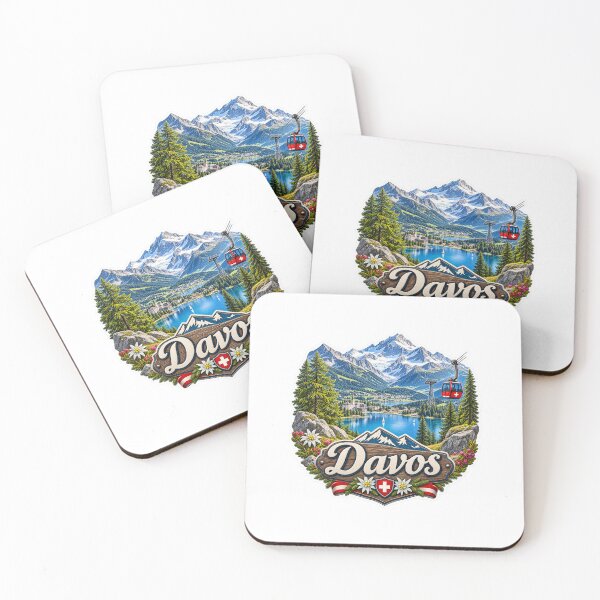 Item preview, Davos, Switzerland, Mountains designed and sold by M4nulas.