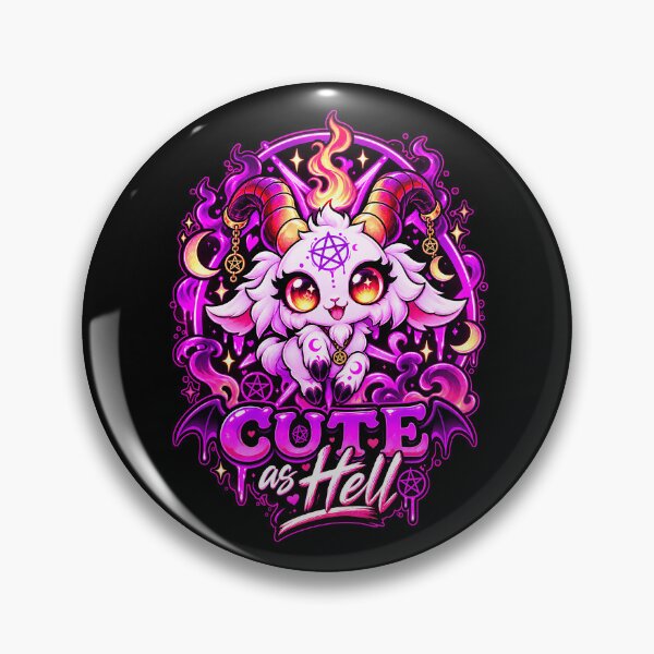 Item preview, Cute as Hell - Aesthetic Design designed and sold by Just4Sinners.