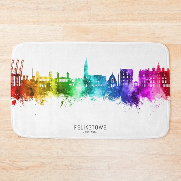 Item preview, Felixstowe England Skyline designed and sold by ArtPrints.