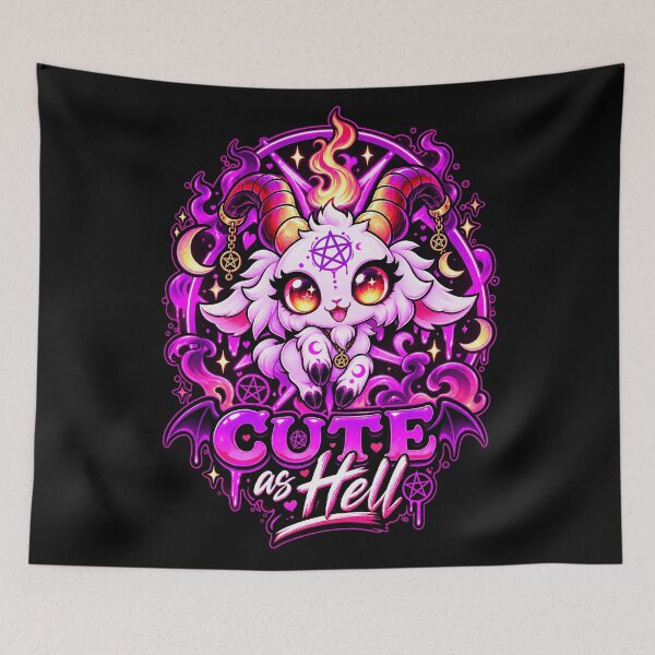 Item preview, Cute as Hell - Aesthetic Design designed and sold by Just4Sinners.