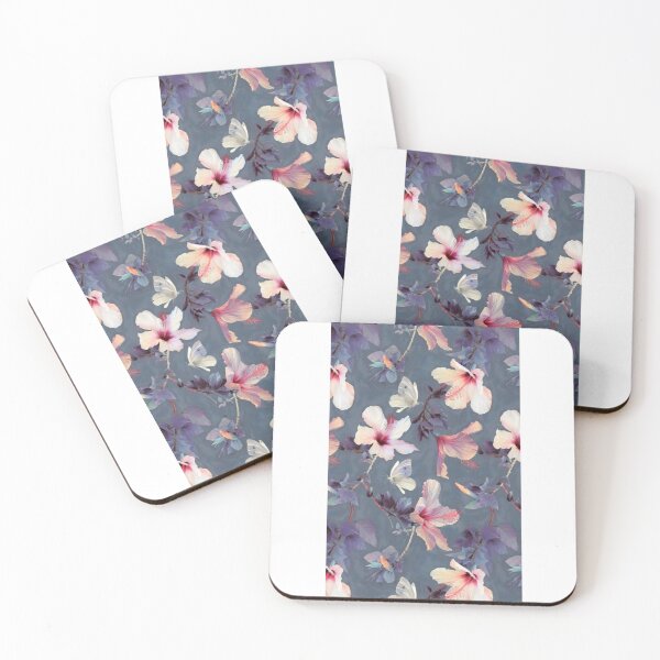 Item preview, A painted pattern, Butterflies and Hibiscus Flowers 22 designed and sold by JosephinaGorsu.